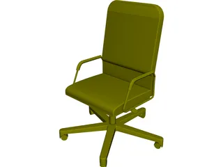 Allsteel Chair 4 3D Model preview