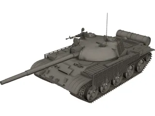 T-62 3D Model preview