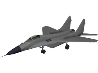 MiG-29A 3D Model preview
