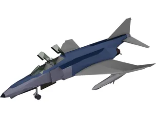 McDonnell Douglas F-4 Phantom II 3D Model preview