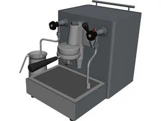 ECM Espresso Machine 3D Model preview