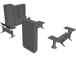 Room Interior 3D Model preview