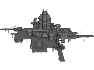 SF Base 3D Model preview