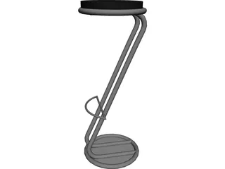 Barstool 3D Model preview