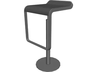 Barstool LEM 3D Model preview