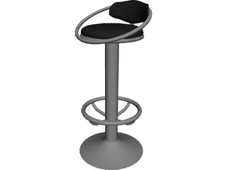 Barstool Dolly 3D Model preview