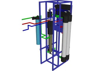 Reverse Osmosis Machine (FDA Approved) 3D Model preview