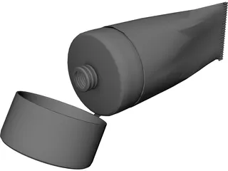 Gel Bottle 3D Model preview