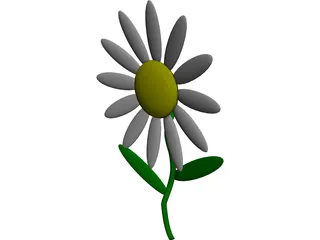 Sunflower 3D Model preview