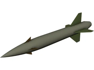 AGM-12 Bullpup Missile 3D Model preview
