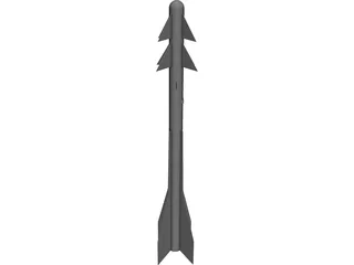 Pyphon 5 Air to Air Missile 3D Model preview