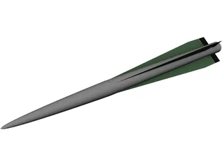 Surface to Air Missile (SAM) 3D Model preview