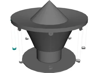 Carrousel 3D Model preview