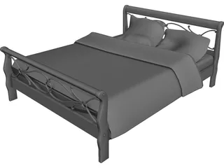 Bed Jean 3D Model preview