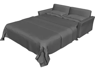 Bed Metamorfosi 3D Model preview