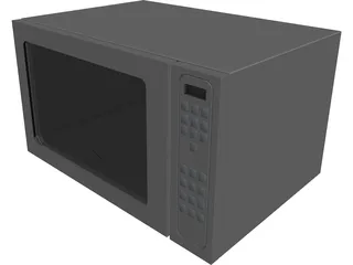 Microwave 3D Model preview