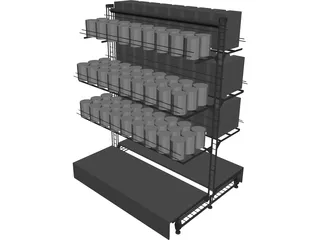 Stand 3D Model preview