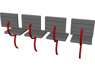 Seats 3D Model preview