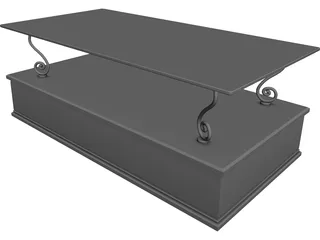 Table Odium 3D Model preview