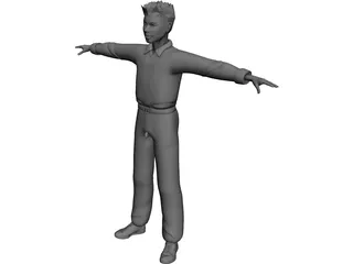 Boy 3D Model preview