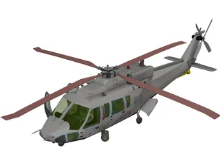 Sikorsky S-76C 3D Model preview