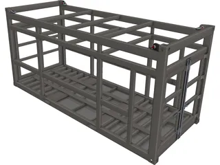 Offshore Container Frame 3D Model preview
