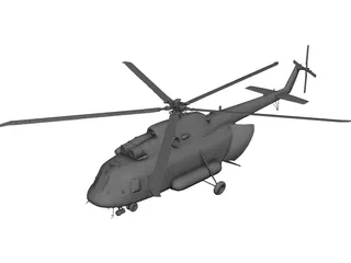 Mi-171A2 3D Model preview