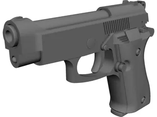 Beretta 85 Kimar 3D Model preview