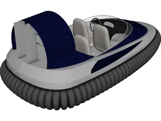 Hovercraft 3D Model preview