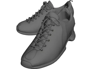 Sneakers Shoes 3D Model preview