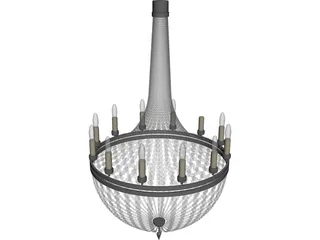Chandelier 3D Model preview
