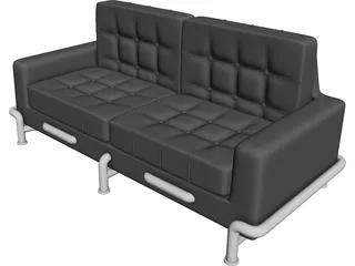Modern Sofa 3D Model preview