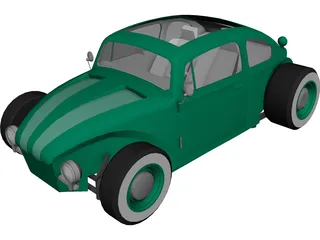 Hot Rod 3D Model preview