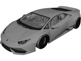 Lamborghini Huracan GT 3D Model preview