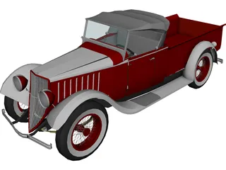 Ford Pickup 3D Model preview
