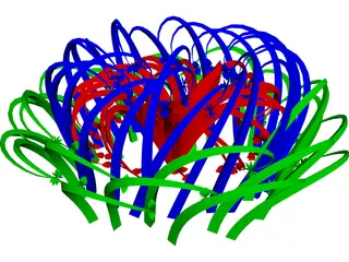 Pronounced Snakelike Tantrum 3D Model preview
