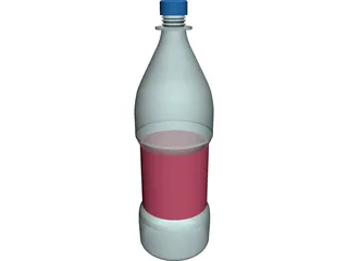 Water Bottle 3D Model preview