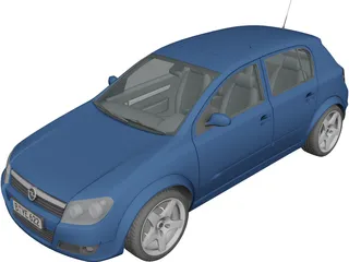 Opel Astra 3D Model preview