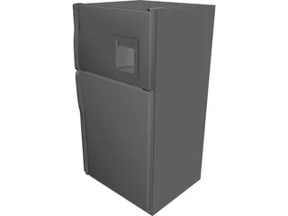 Refrigerator GE 3D Model preview