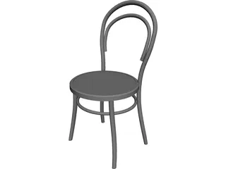Retro Chair 3D Model preview