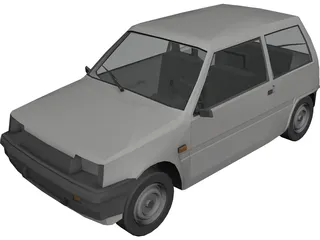 VAZ 1111 Oka 3D Model preview