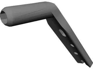 Perthrocantheric Bone Plate 3D Model preview