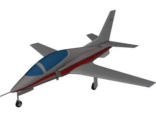 Kitplane ViperJet MKII 3D Model preview