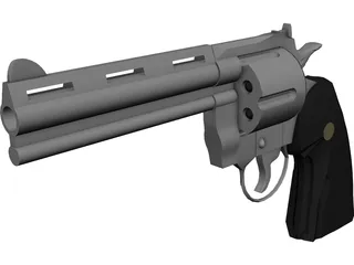 Colt Python 3D Model preview