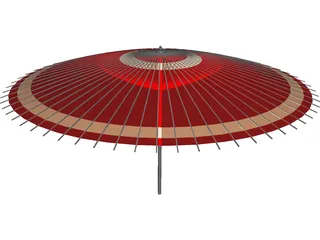 Umbrella 3D Model preview