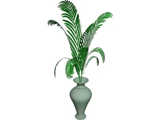 Plant In Vase 3D Model preview