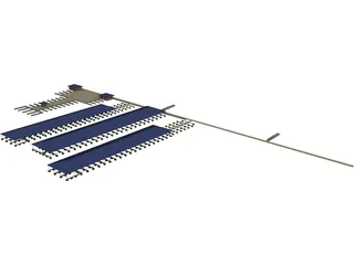 Boat Docks 3D Model preview