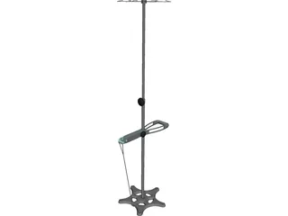 IV Stand 3D Model preview