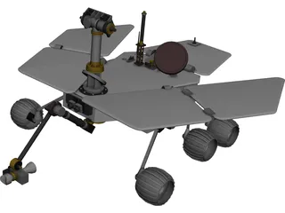 Mars Express Rover 3D Model preview