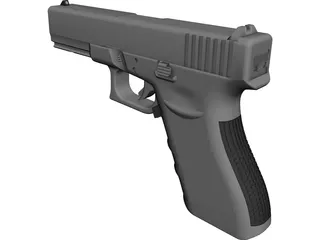 Glock 21 3D Model preview